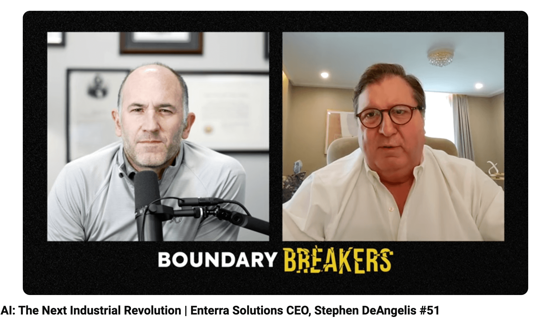 AI: The Next Industrial Revolution | Enterra Solutions CEO, Stephen DeAngelis