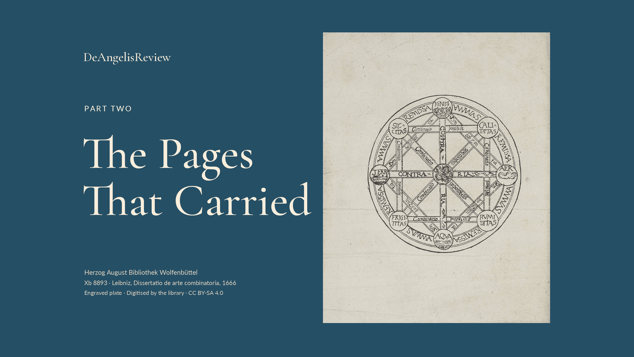 The Pages That Carried, Part Two